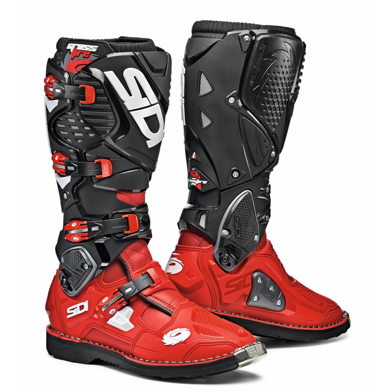 Motorradstiefel SIDI CROSSFIRE 3 rot-schwarz Ausverkauf