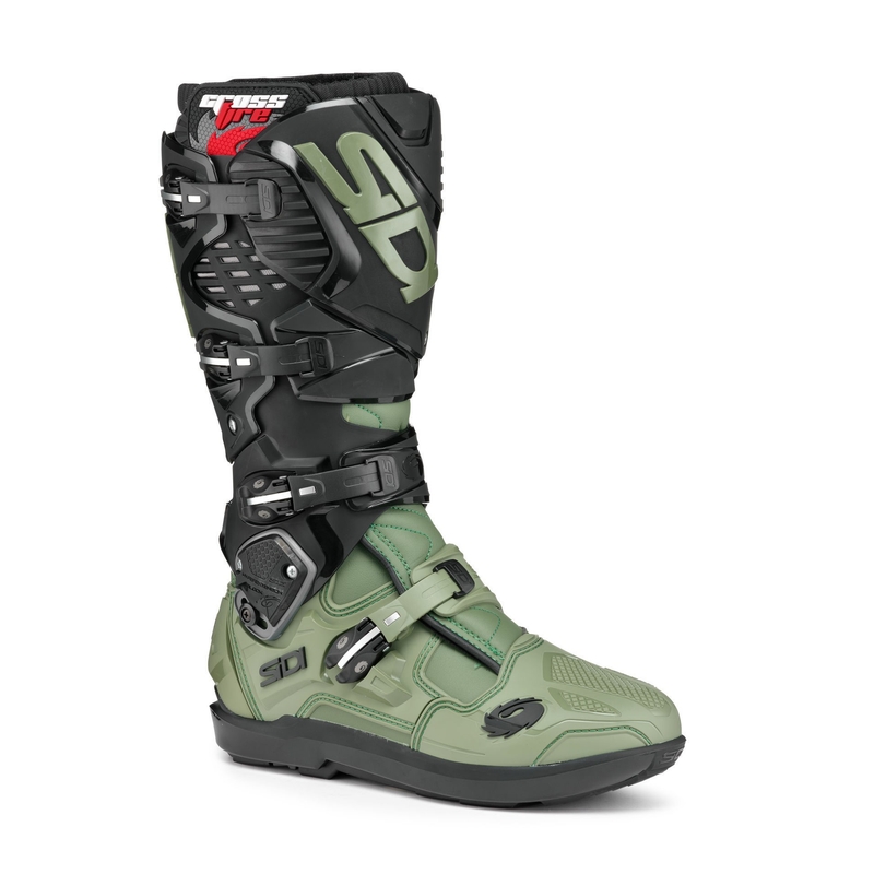 Motorradstiefel SIDI CROSSFIRE 3 SRS grün-schwarz