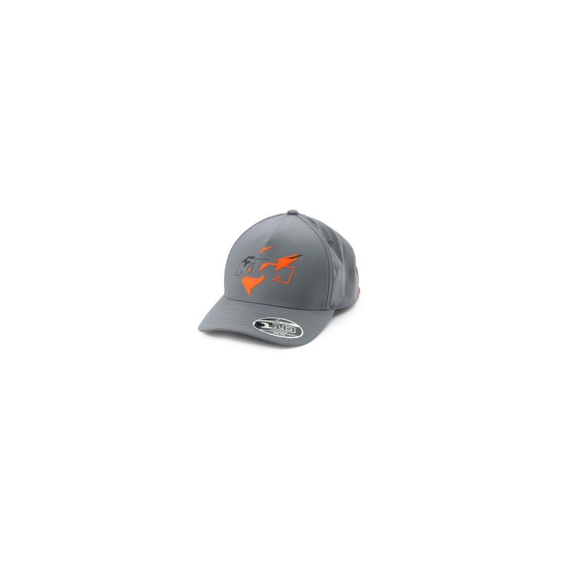 KTM Radical Curved Kappe grau Ausverkauf