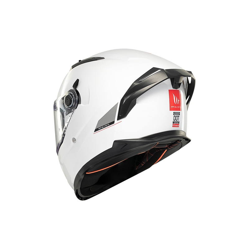 MT BRAKER SV SOLID A0 Integral Motorradhelm weiß