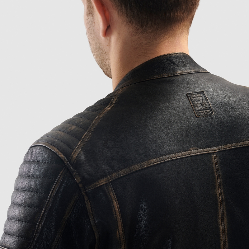 Rebelhorn Hunter II Motorradjacke aus braunem Leder