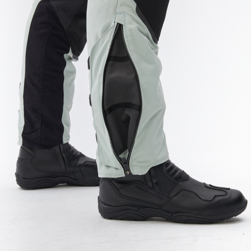 Rebelhorn Range Motorradhose grau-schwarz-rot