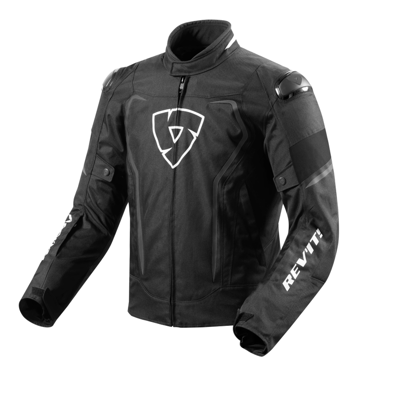 Motorradjacke Revit Vertex H2O schwarz Ausverkauf