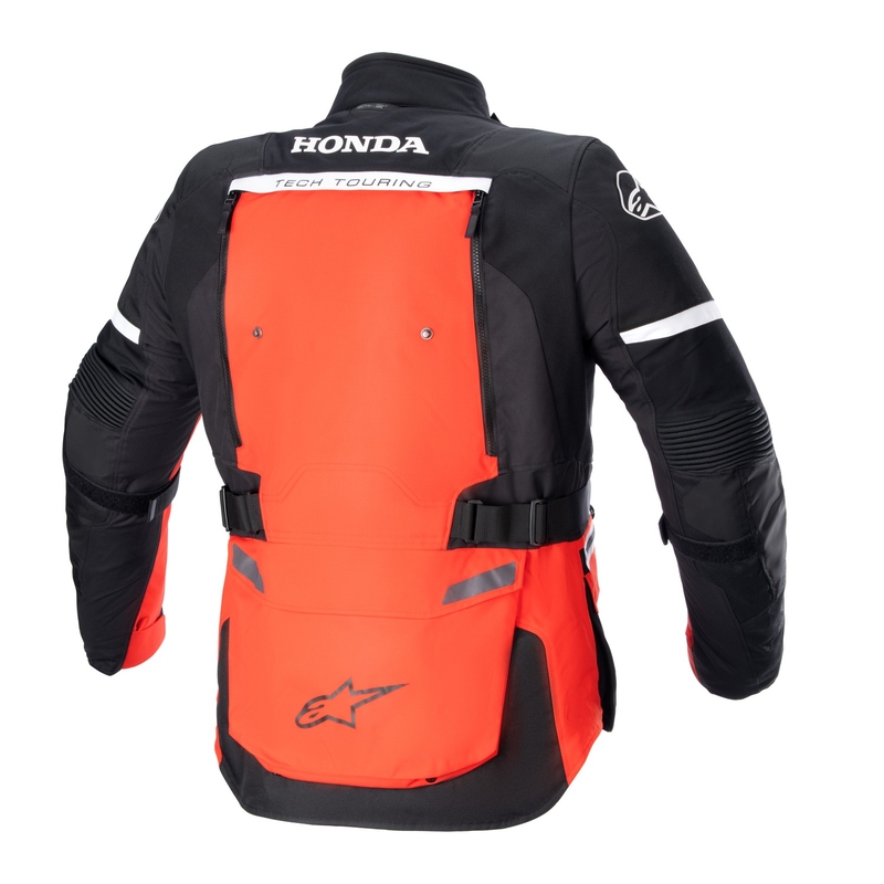 Alpinestars Bogota PRO Drystar Honda Motorradjacke Fluo Rot-Schwarz Kollektion