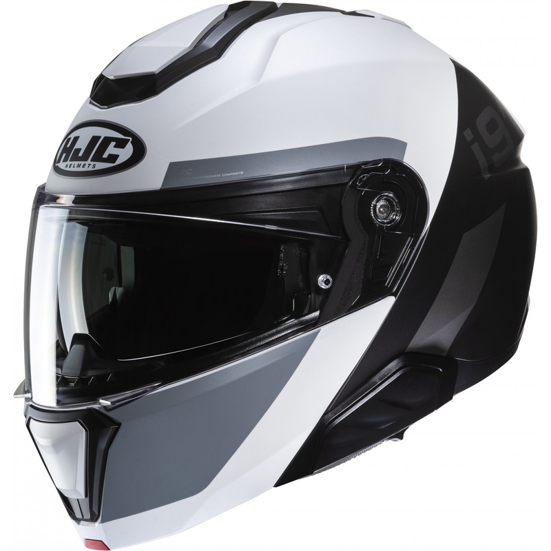 Klapphelm HJC i91 Bina MC5SF weiß-grau-schwarz