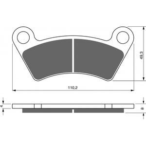 Bremsbeläge GOLDFREN 294 AD  OFF-ROAD FRONT