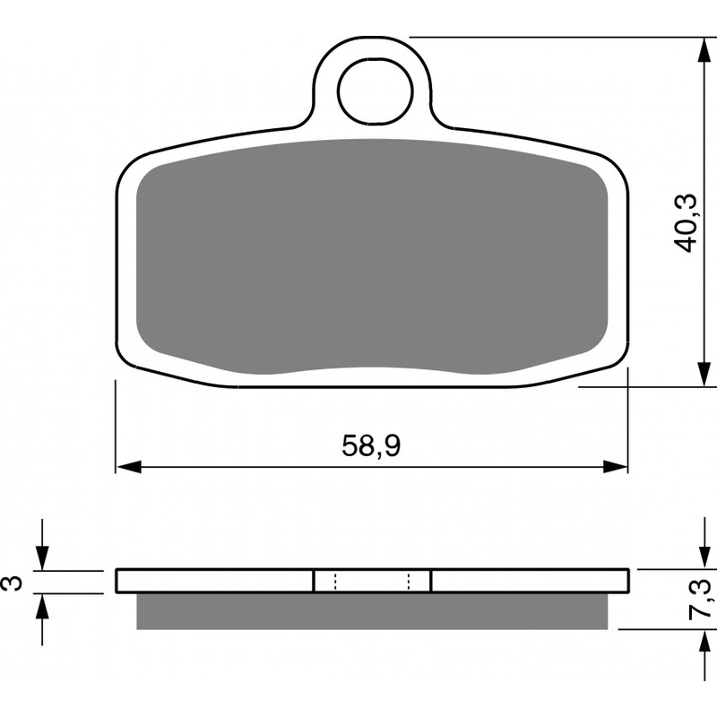 Bremsbeläge GOLDFREN AD  OFF-ROAD FRONT Ausverkauf