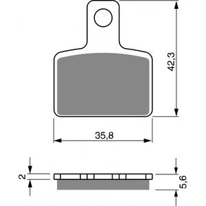 Bremsbeläge GOLDFREN 282 K5