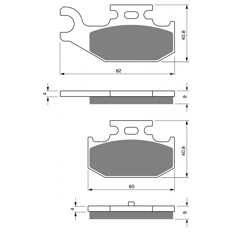 Bremsbeläge GOLDFREN K5