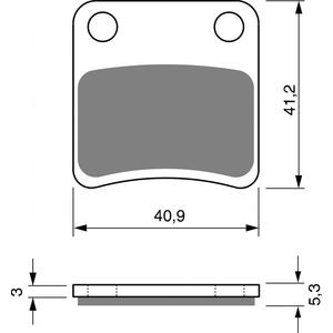Bremsbeläge GOLDFREN 303 AD
