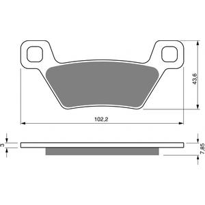 Bremsbeläge GOLDFREN 316 S3