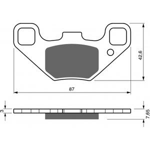 Bremsbeläge GOLDFREN 342 AD  OFF-ROAD FRONT