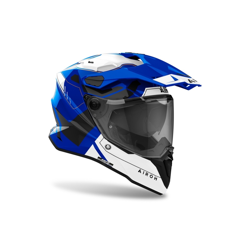 Endurohelm Airoh Commander 2 Reveal glänzend blau