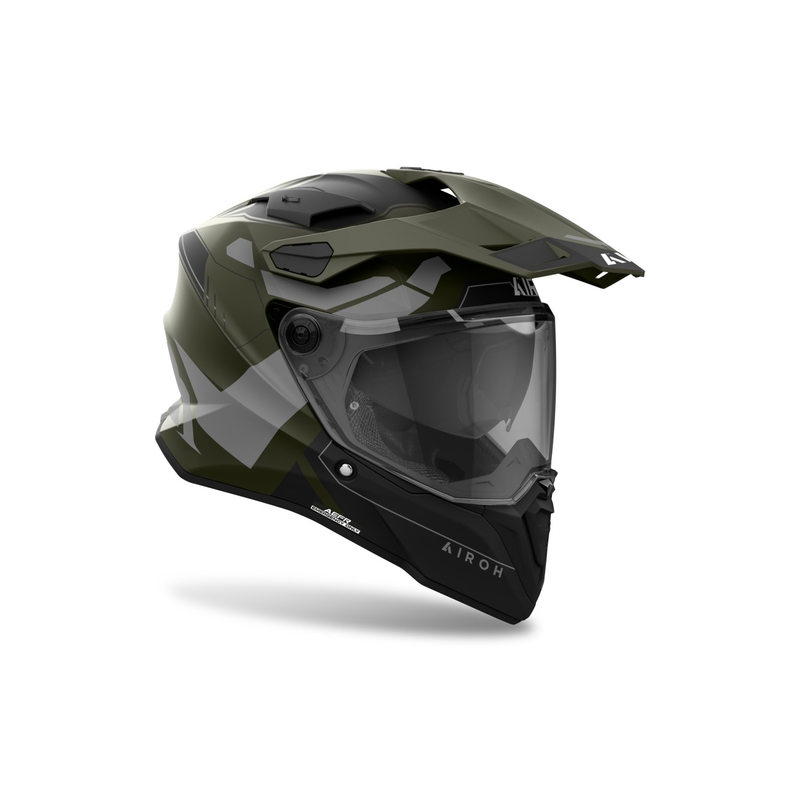 Airoh Commander 2 Reveal Enduro Helm Mattgrün