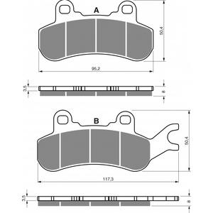 Bremsbeläge GOLDFREN 378 S33 OFF-ROAD FRONT