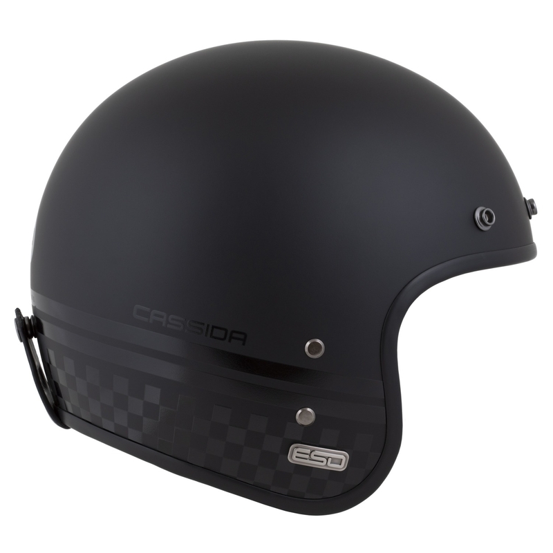 Offener Helm Cassida Eso Forty Nine mattschwarz