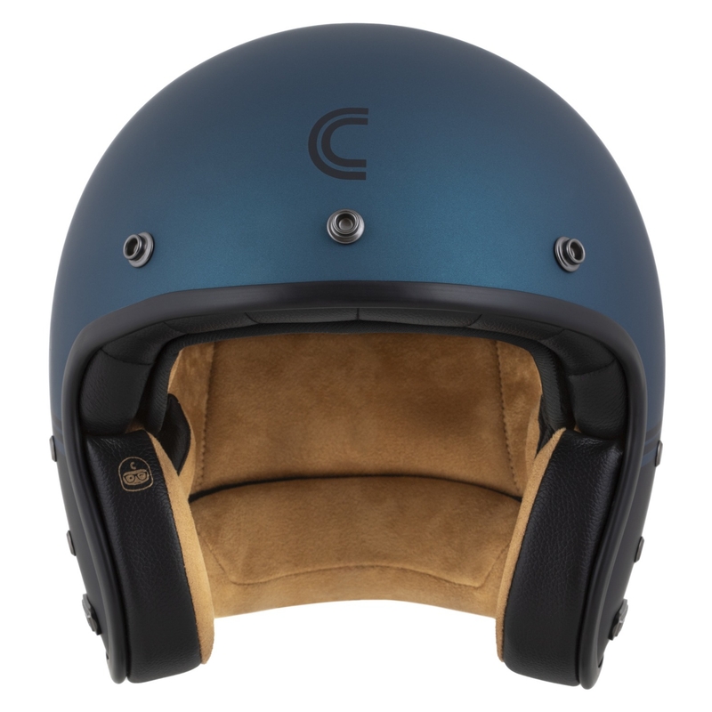 Jethelm Cassida Eso Super Hooligan Schwarz Matt-Metallic Blau