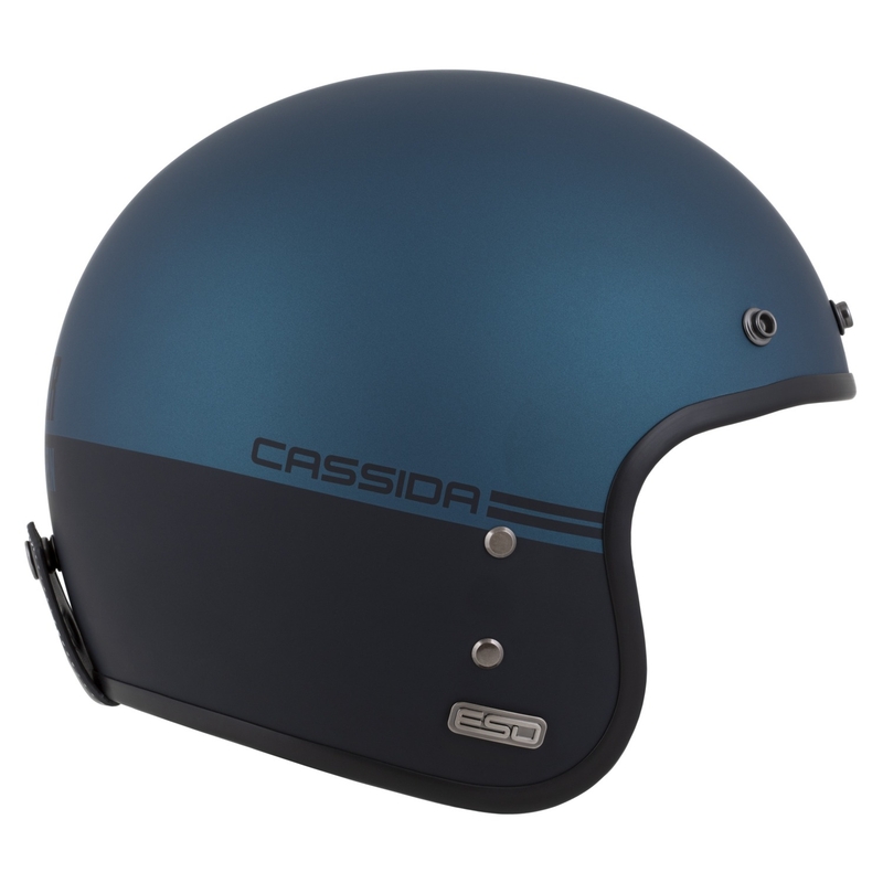 Jethelm Cassida Eso Super Hooligan Schwarz Matt-Metallic Blau