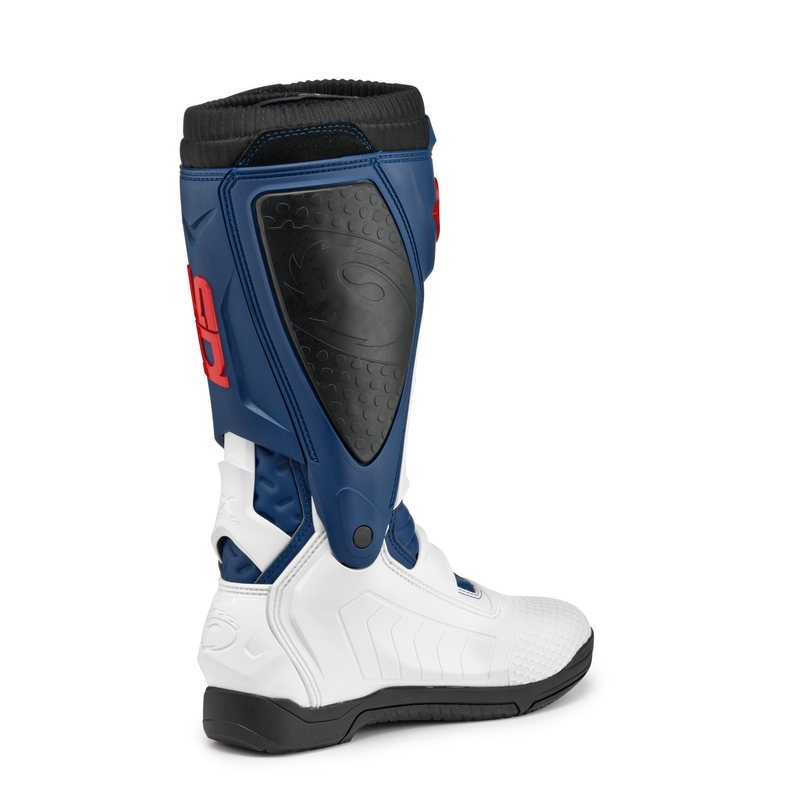 Motorradstiefel SIDI X POWER SC weiß-blau-rot