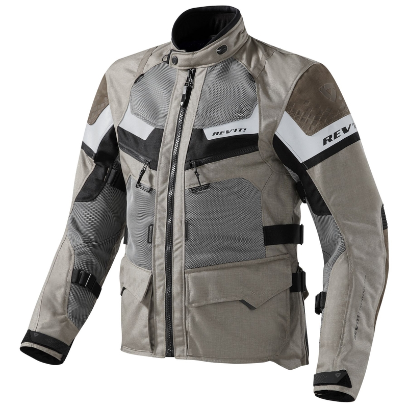 Revit Cayenne Pro Schwarz und Sand Braun Motorrad Jacke Ausverkauf
