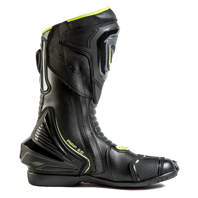 Rebelhorn Piston II CE schwarz-fluo gelb Motorradstiefel Ausverkauf