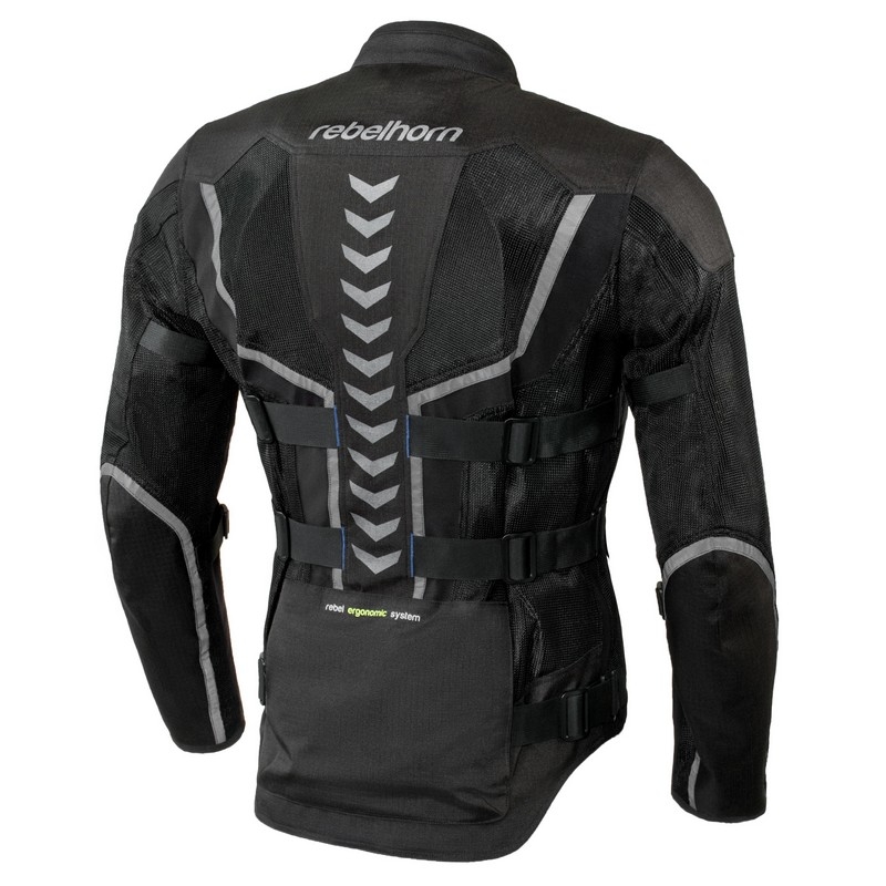 Rebelhorn Scandal Schwarze Motorradjacke
