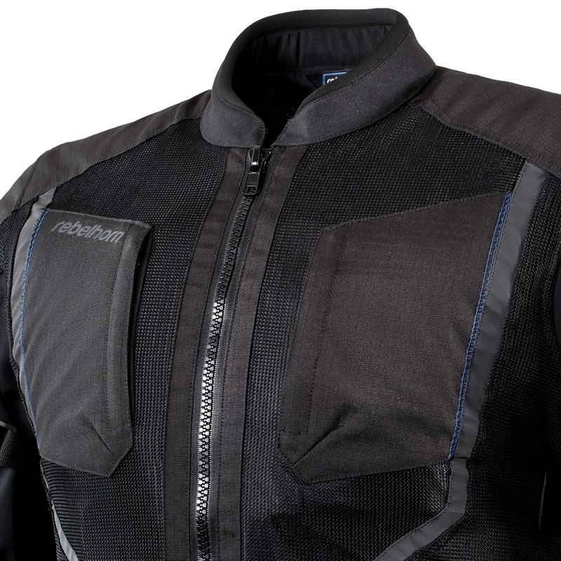 Rebelhorn Scandal Schwarze Motorradjacke
