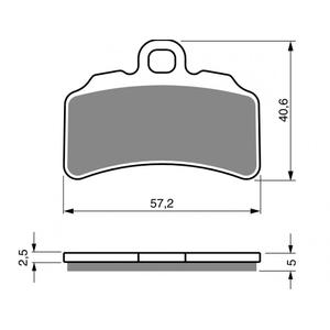 Bremsbeläge GOLDFREN 388 AD