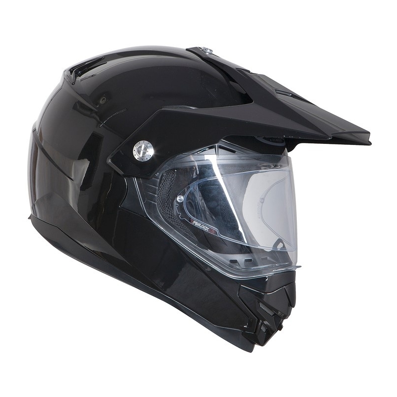 Endurohelm Ozone MXT-01 Pinlock Ready schwarz glänzend