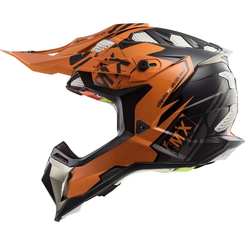 Helm LS2 MX470 Subverter Emperor schwarz-orange Ausverkauf