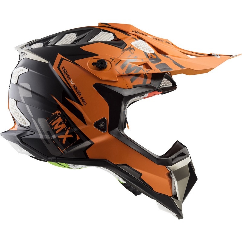 Helm LS2 MX470 Subverter Emperor schwarz-orange Ausverkauf