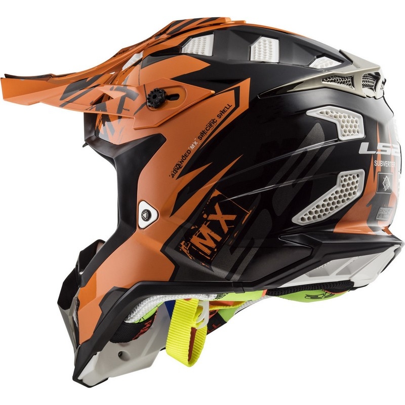 Helm LS2 MX470 Subverter Emperor schwarz-orange Ausverkauf