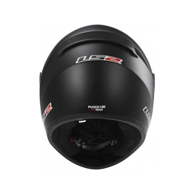 Motorradhelm LS2 FF352 ROOKIE SOLID schwarz matt Ausverkauf