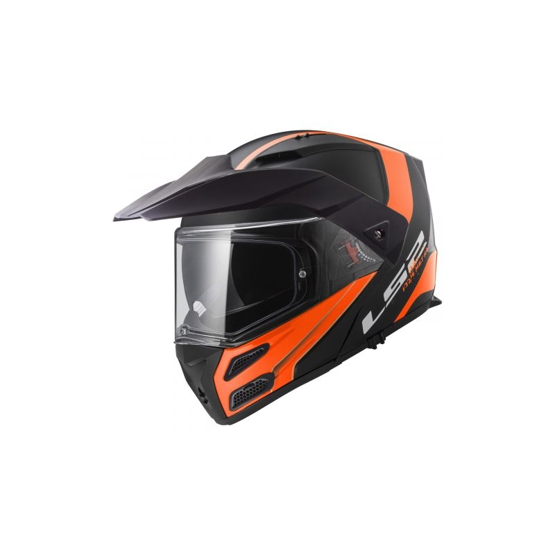 LS2 FF324 Metro EVO Rapid Helm schwarz-orange Ausverkauf