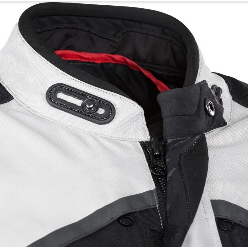Ozone Explorer II Motorradjacke grau-schwarz