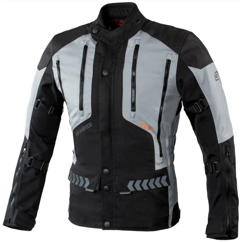 Motorradjacke Ozone Tour II schwarz-grau Ausverkauf