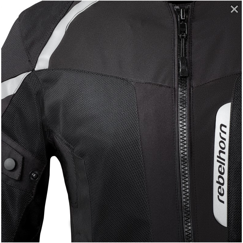 Women's moto jacket Rebelhorn Hiflow III schwarz Ausverkauf