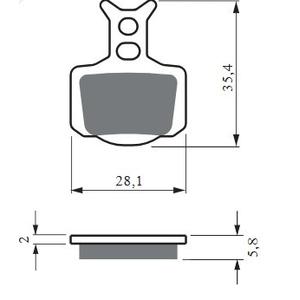 Bremsbeläge GOLDFREN 439 S33 OFF-ROAD FRONT