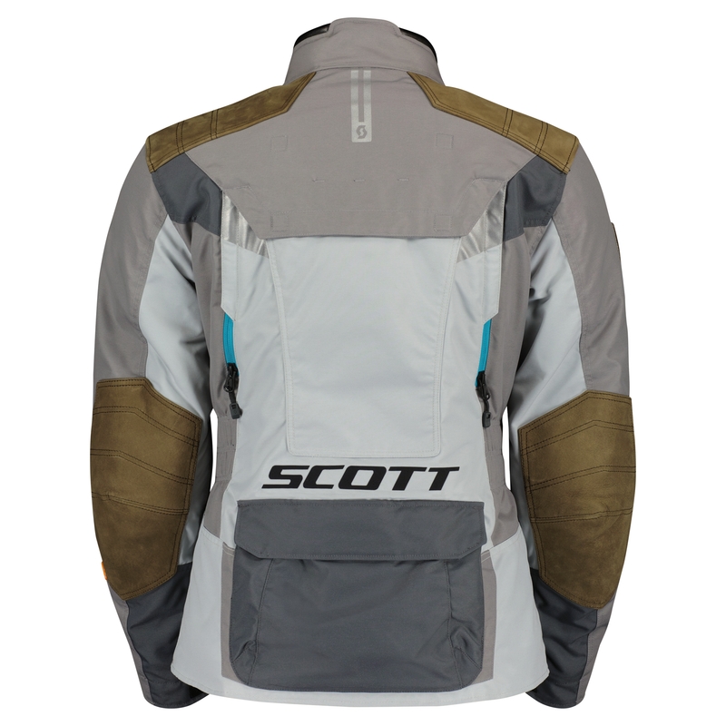 Damen Motorradjacke SCOTT W'S DUALRAID DRYO IRON grau-braun Ausverkauf