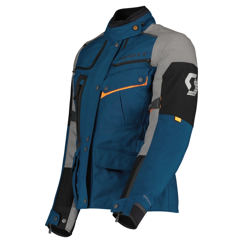Damen Motorradjacke SCOTT VOYAGER DRYO blau-grau