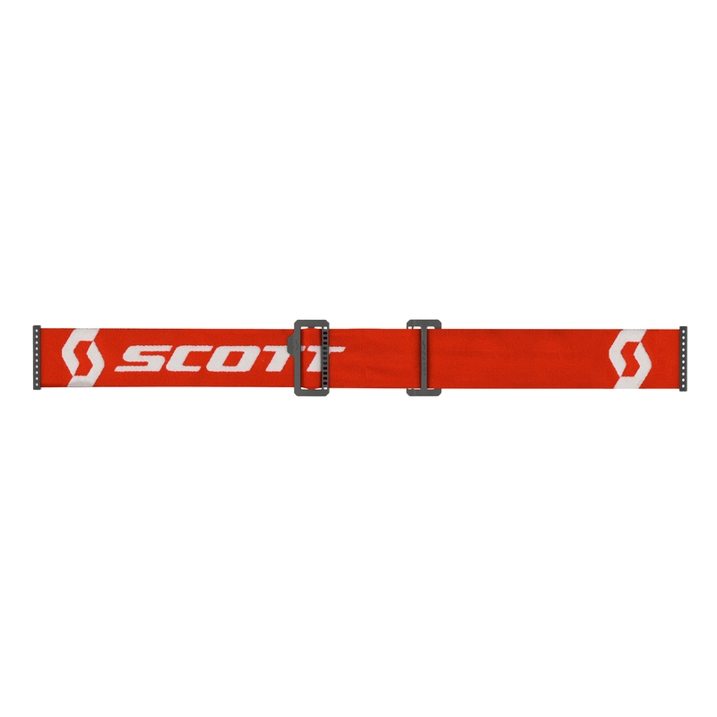 Motocross-Schutzbrille SCOTT PRIMAL CLEAR rot und weiß