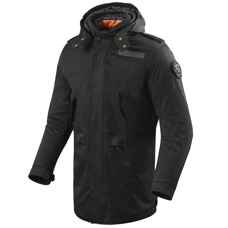 Revit Ronson Schwarz Motorradjacke Ausverkauf