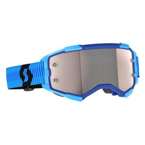 Motocrossbrille SCOTT Fury blau-schwarz chrom