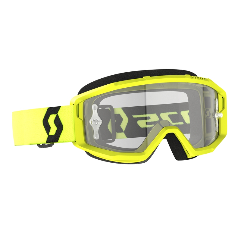Motocrossbrille SCOTT PRIMAL CLEAR schwarz-fluo gelb