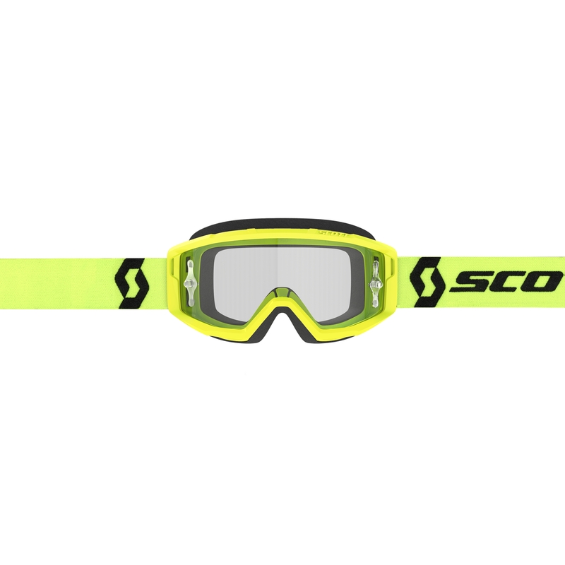 Motocrossbrille SCOTT PRIMAL CLEAR schwarz-fluo gelb