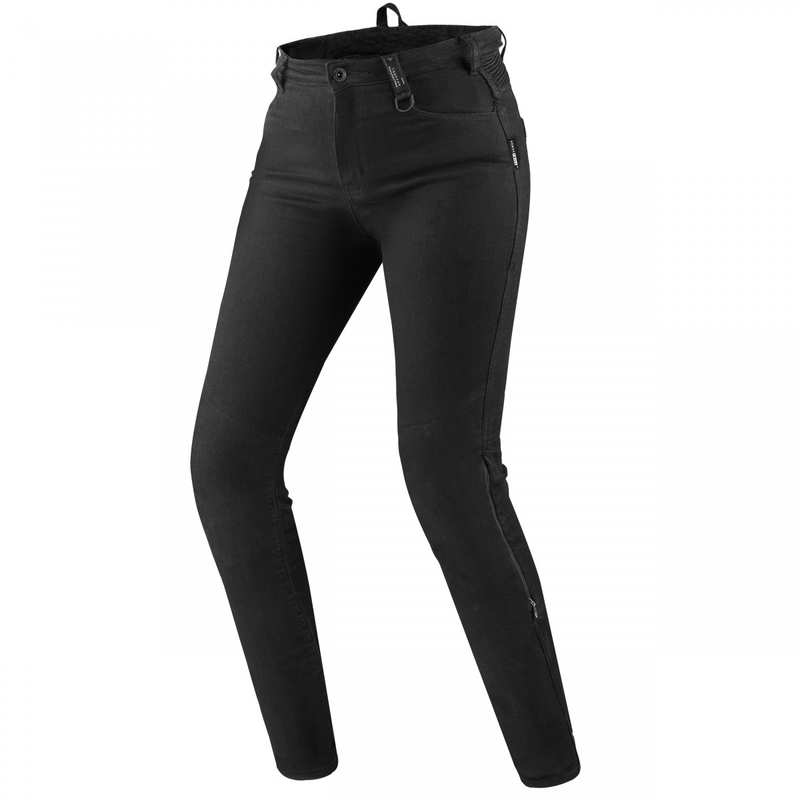 Damen Shima Flexx Schwarz Motorrad Jeans