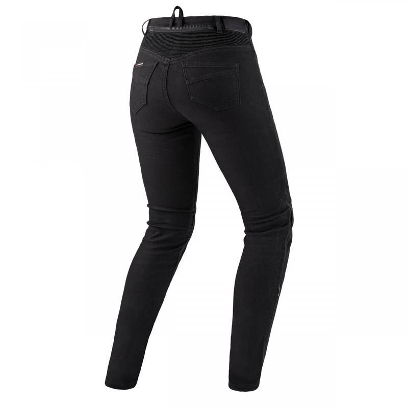 Damen Shima Flexx Schwarz Motorrad Jeans