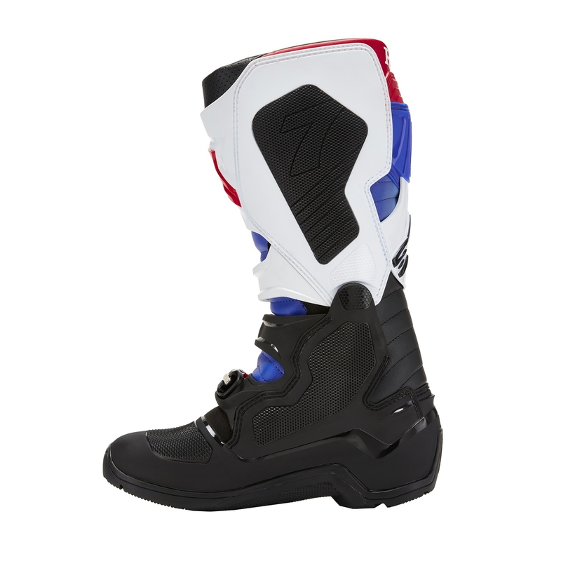 Motorradstiefel Alpinestars Tech 7 Enduro Drystar Honda Schwarz-Blau-Weiß-Rot