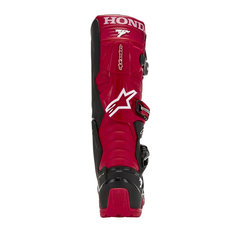 Motorradstiefel Alpinestars Tech 7 Enduro Drystar Honda Schwarz-Rot