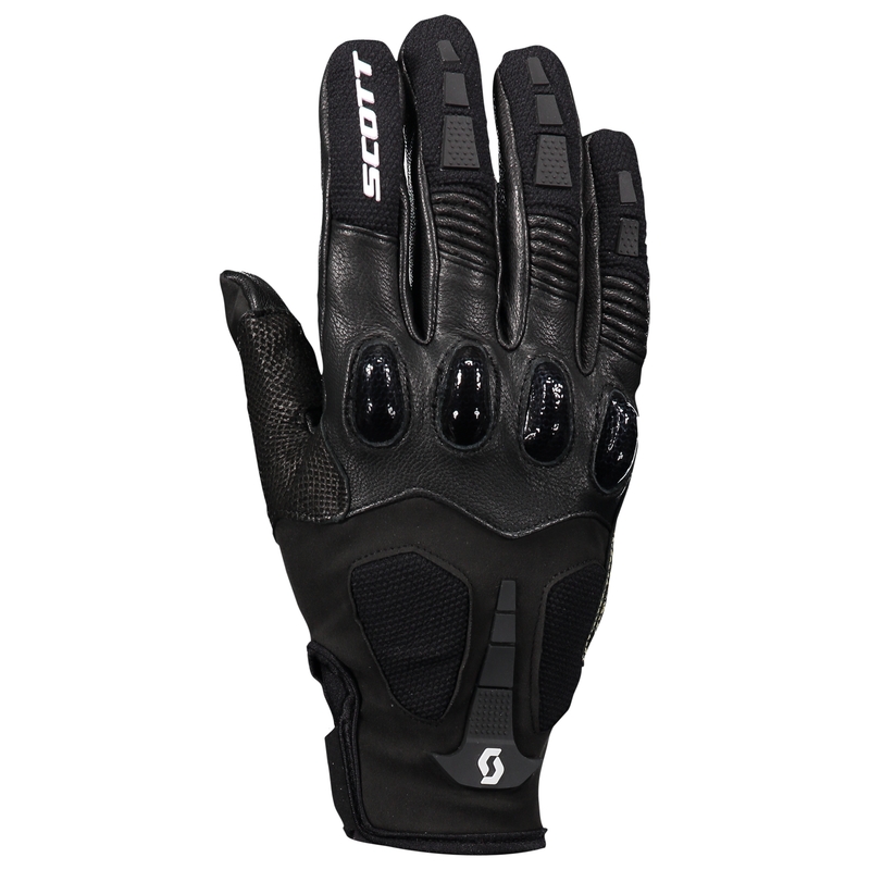 Leder Motorradhandschuhe SCOTT ASSAULT PRO schwarz und weiß